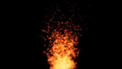 animación de fuego