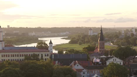 Aerial-view-of-Kaunas-old-town