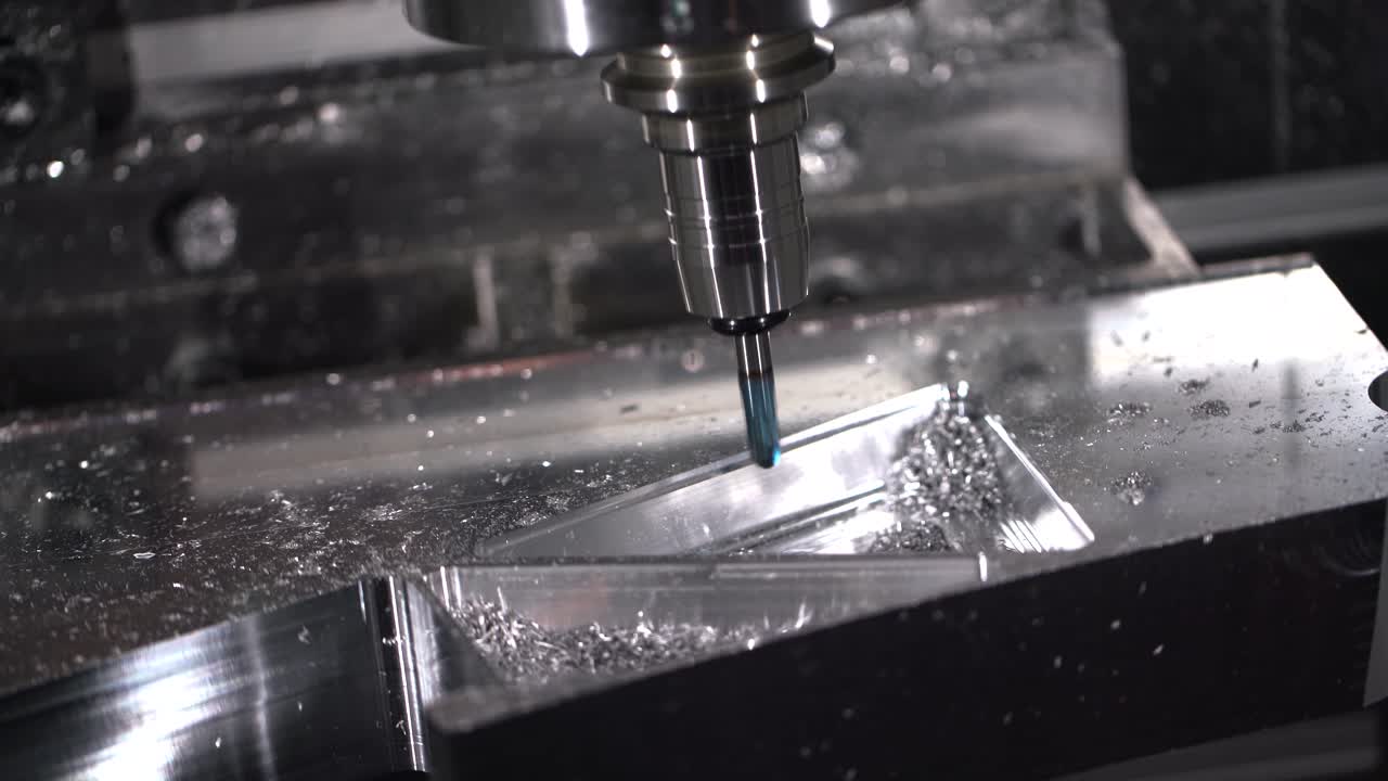 금속 가공 cnc 밀링 머신.