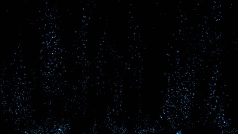 fondo de partículas animado de 4k que se eleva