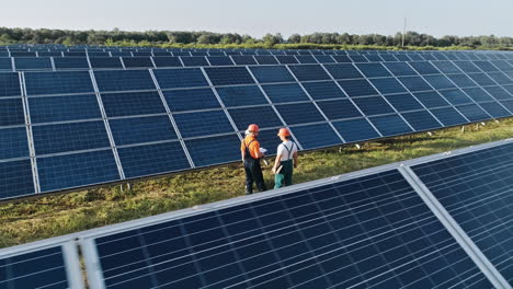 solar panel farm inspection