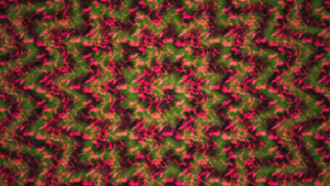 Abstract Digital Pattern with Pulsing Green and Pink Colors