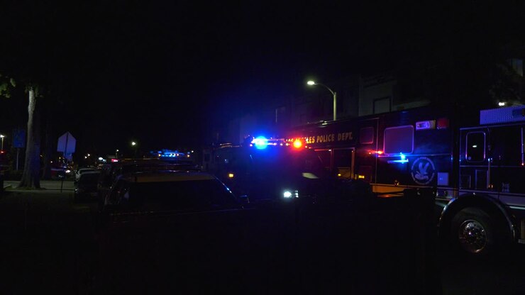 SWAT team arrives to police scene