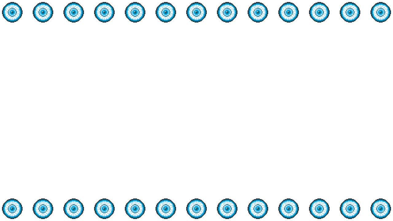 Pixel Art Halloween eye Frame Animated Overlay 1080p Transparent 30 fps (2).mov