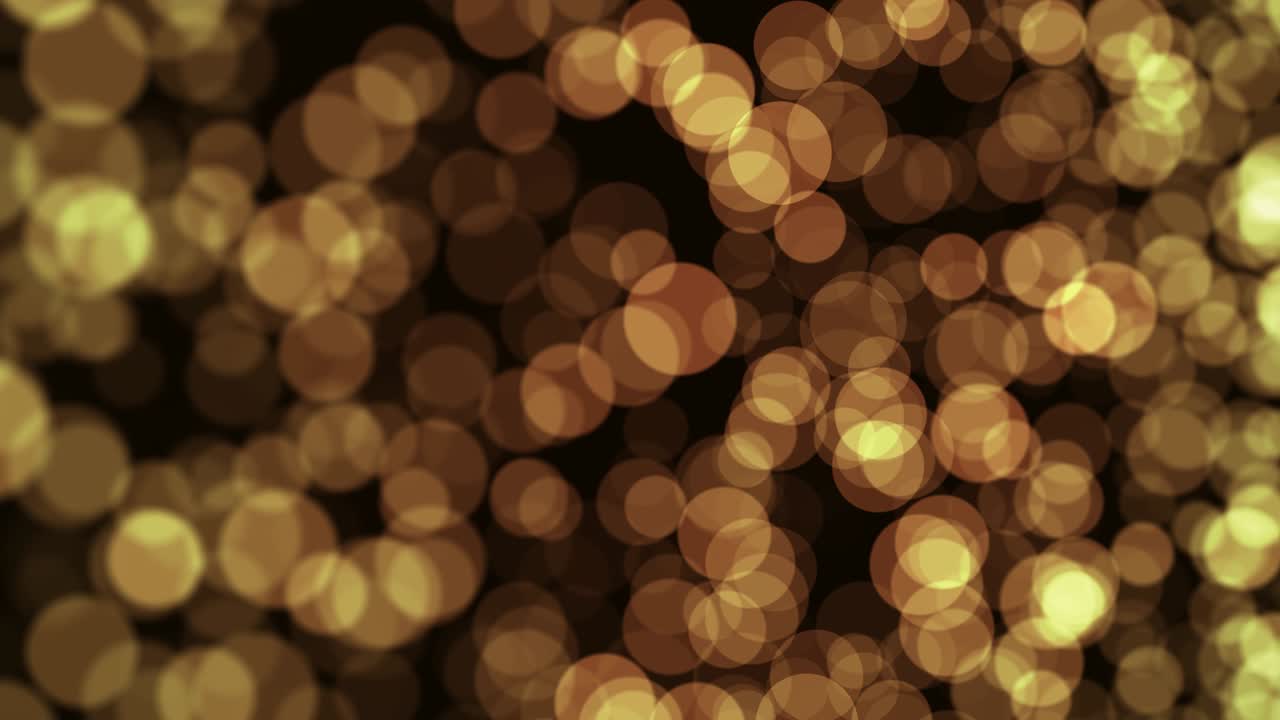 Abstract Motion Background Bokeh Loop Gold