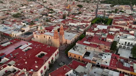 our lady of guadalupe at the city centre of santiago de queretaro in queretaro, mexico