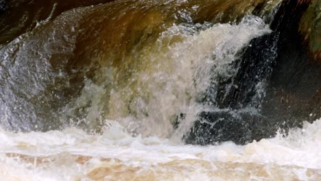 Flash flooding after a sudden rain during a drought in Brazil