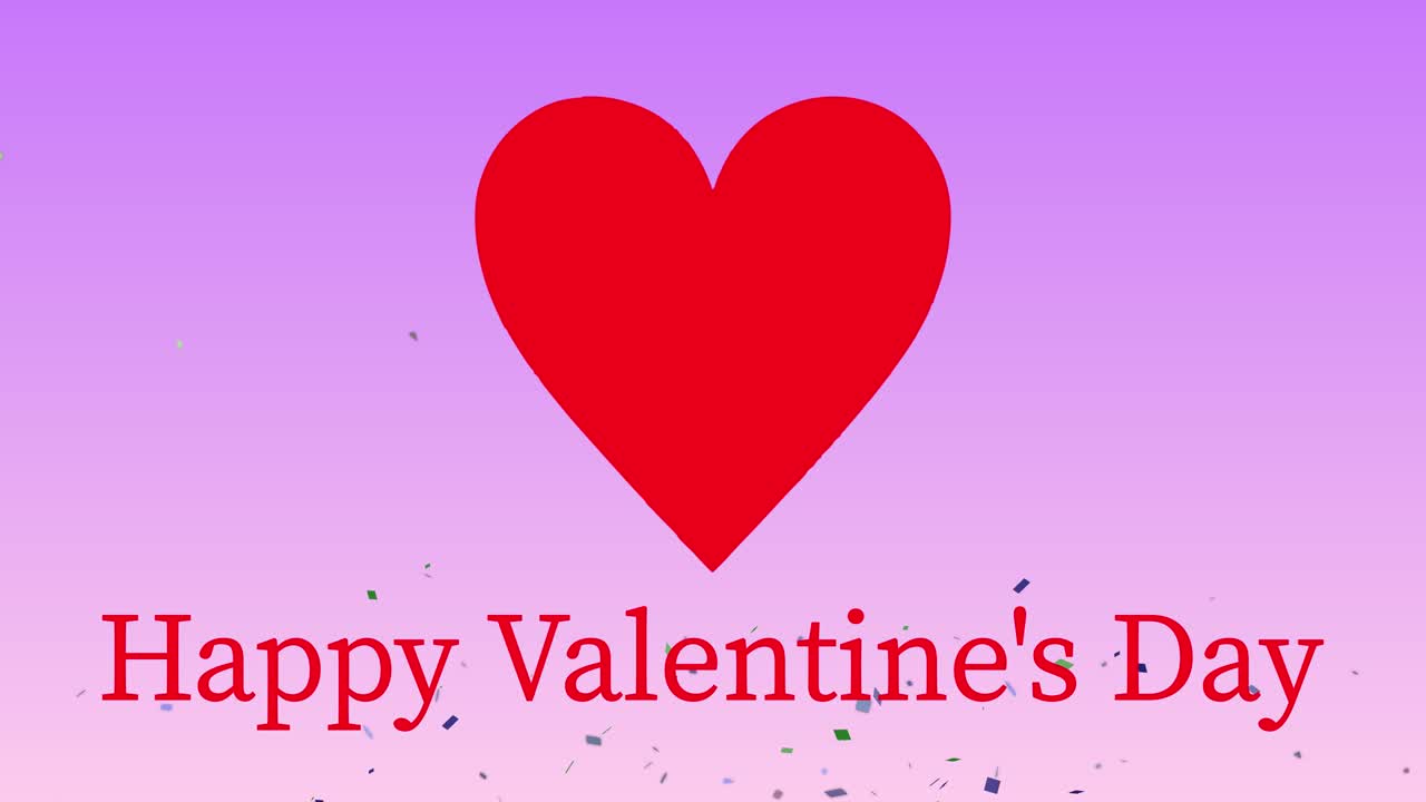 mensaje de valentín texto animación gráficos de movimiento