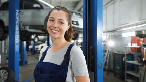 mechanic in the workshop