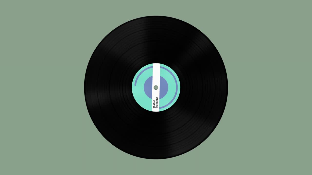 비닐 레코드 회전 루프 가능