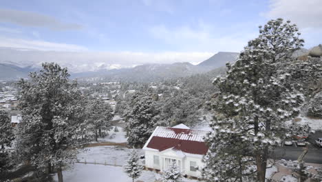 Lapso-De-Tiempo-De-Invierno-De-Nubes-En-El-Parque-Nacional-De-Las-Montañas-Rocosas-En-Estes-Park-Colorado