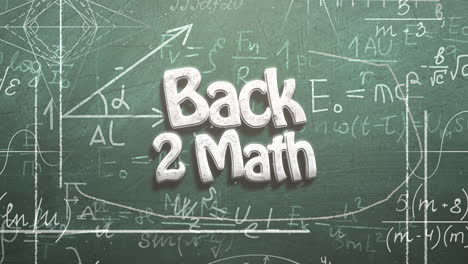 closeup text back to math and closeup mathematical formula