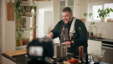 chef cooking demonstration