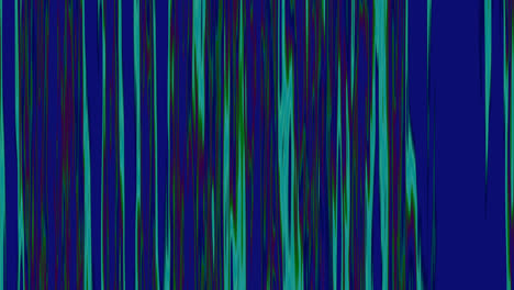 looping animation of blue aqua green and purple vertical lines oscillating