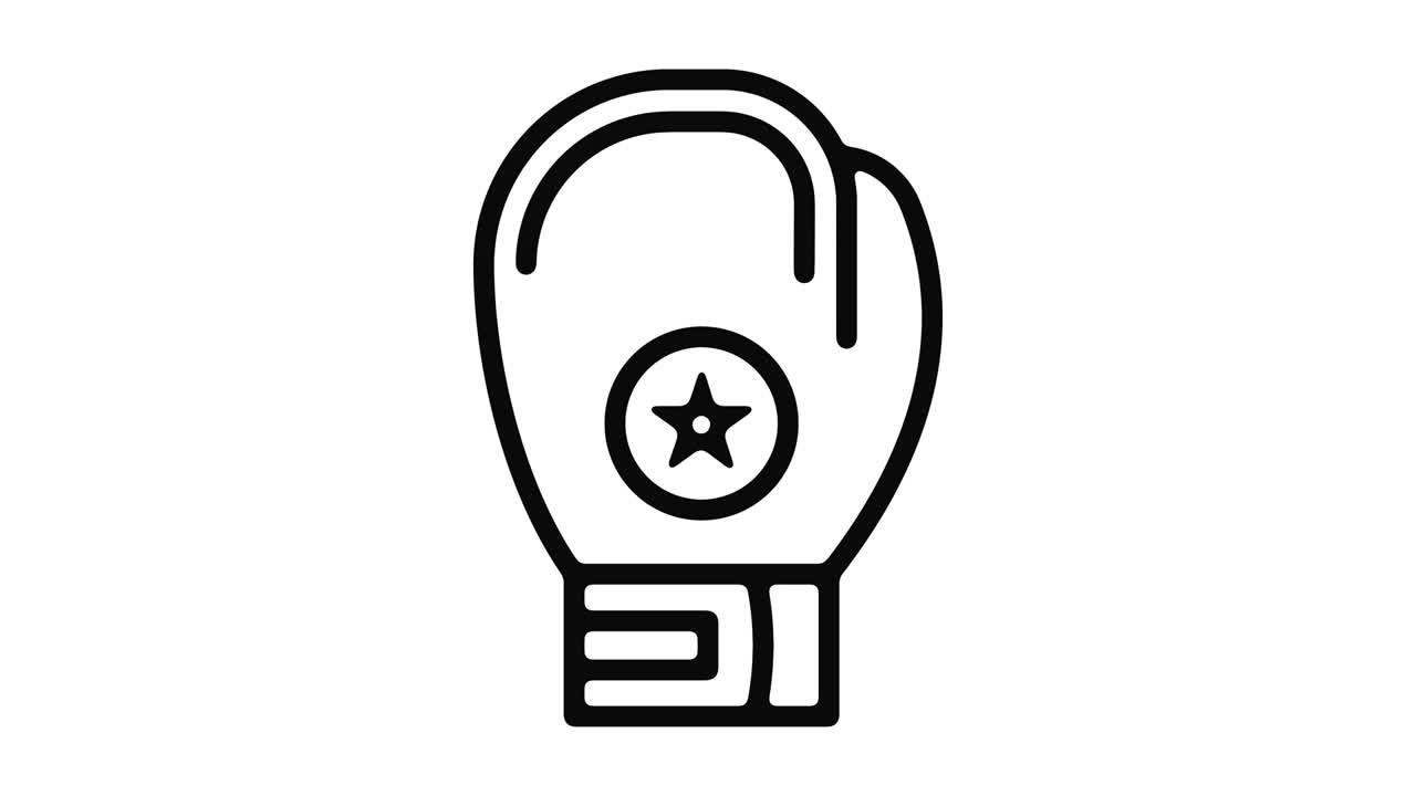 gráfico de movimiento de línea de boxeo