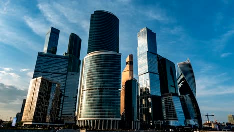 centro internacional de negocios de moscú los llamados rascacielos de la ciudad de moscú, consisten en grupos de negocios, residenciales y estilo de vida, el 25 de julio de 2019 en moscú, rusia.