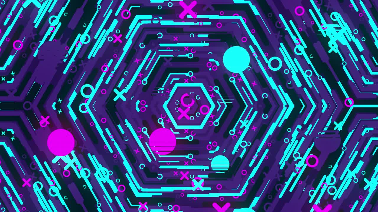 colorido azul púrpura hexágono abstracto