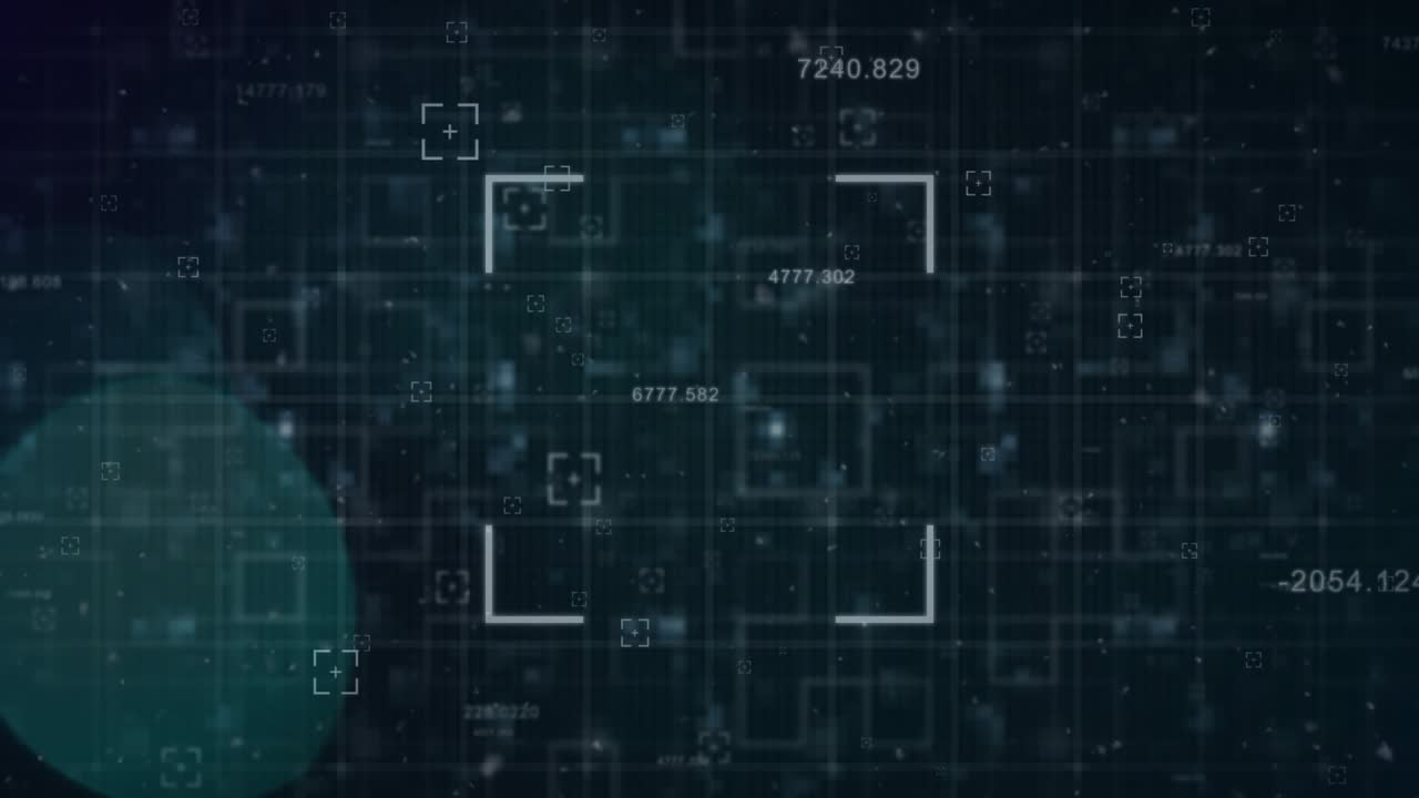 Animation of globe spinning over grid