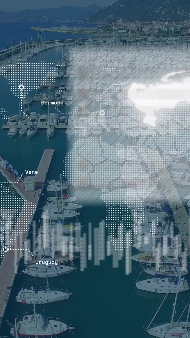 Animation of data processing over port