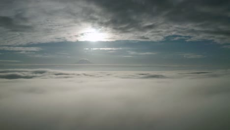 a floor and ceiling of clouds in heaven -wide