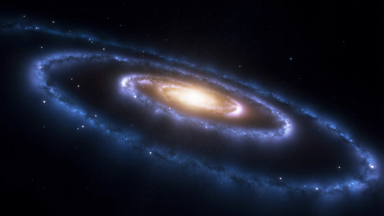 A mesmerizing spiral galaxy in the vastness of space