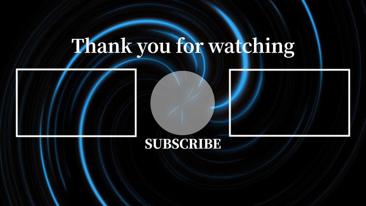 보르텍스 네온 엔드 카드 엔딩 스크린 모션