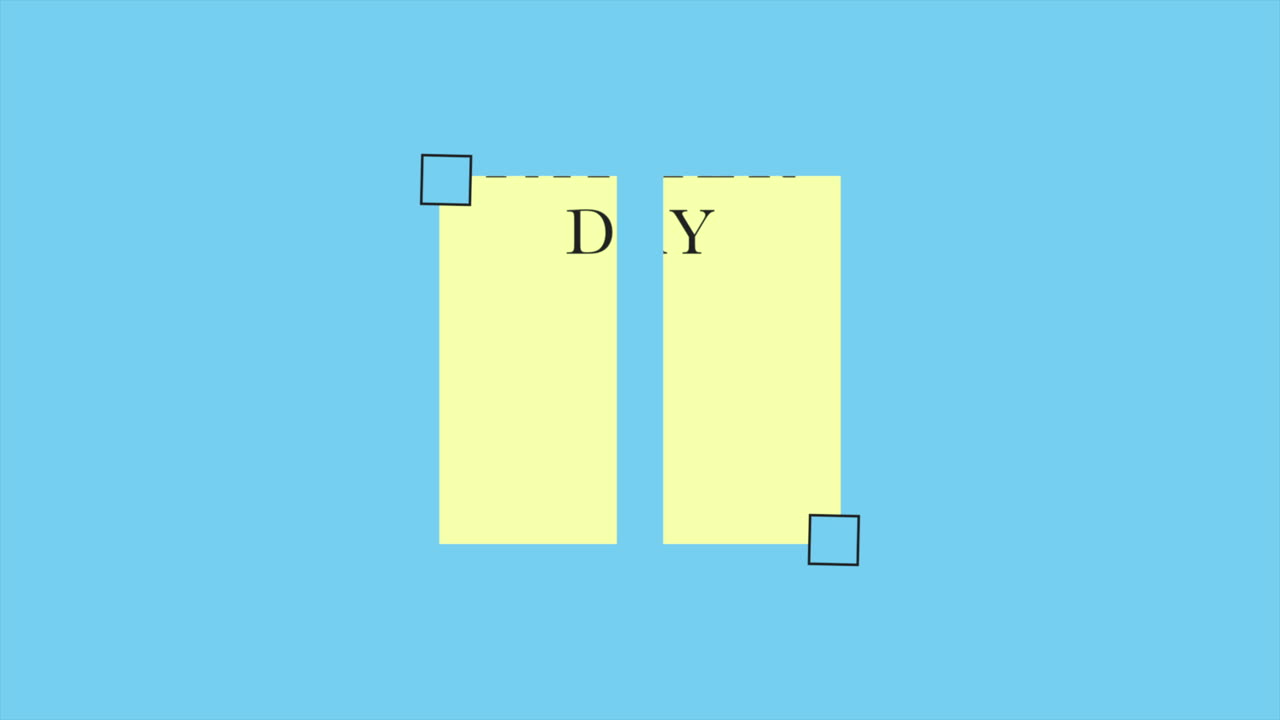 파란색 질감이 있는 노란색 모양의 아버지 날