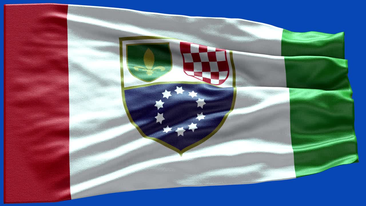 보스니아-헤르체고비나 연방의 4k 매우 상세한 발 - 보스니아와 헤르체고비아 연방의 발 높은 세부 사항 - 국가 발 보스니아 및 헤르체코비나 연방 파동 패턴 loopable 요소