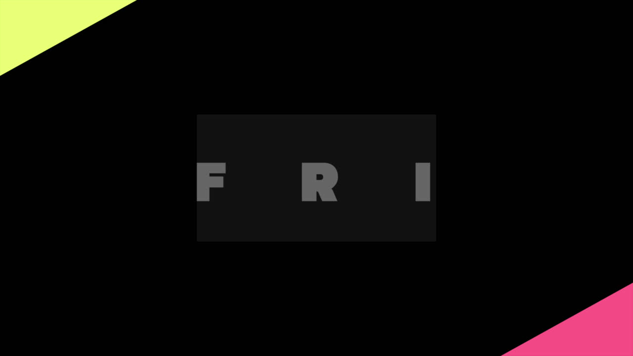 viernes negro y gran venta con degradado geométrico colorido