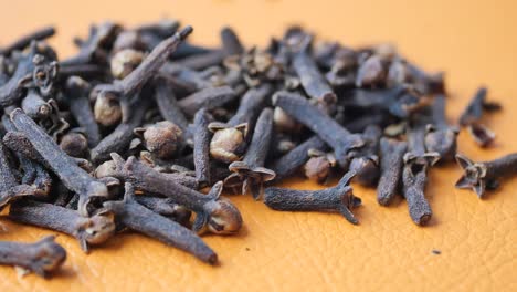 close-up of dried cloves