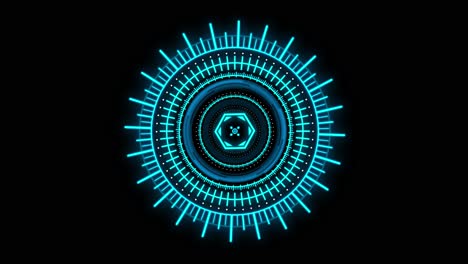 circle hud technological futuristic elements sci fi circle elements appearing virtual abstract
