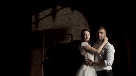 couple in a vintage setting