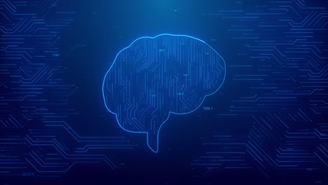 futuristic digital modern ai system brain artificial intelligence brain science nervous system human