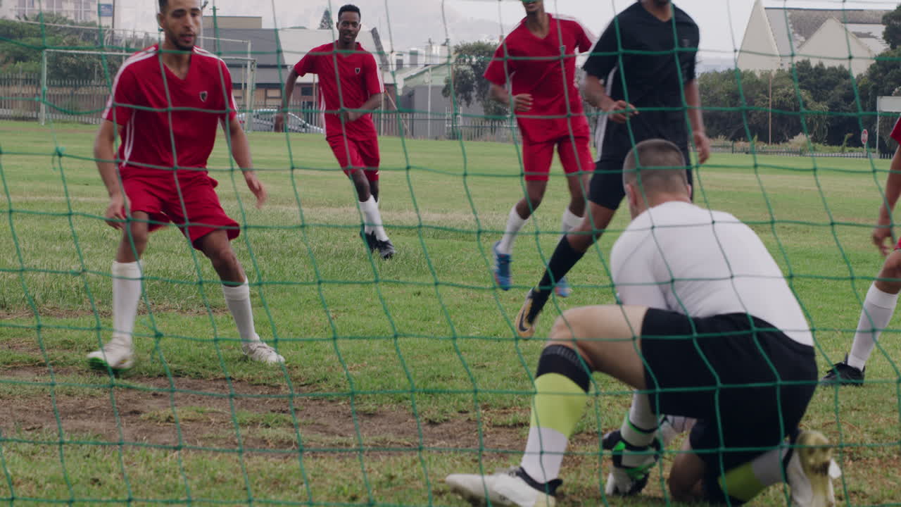 It's no wonder they made him goalie!