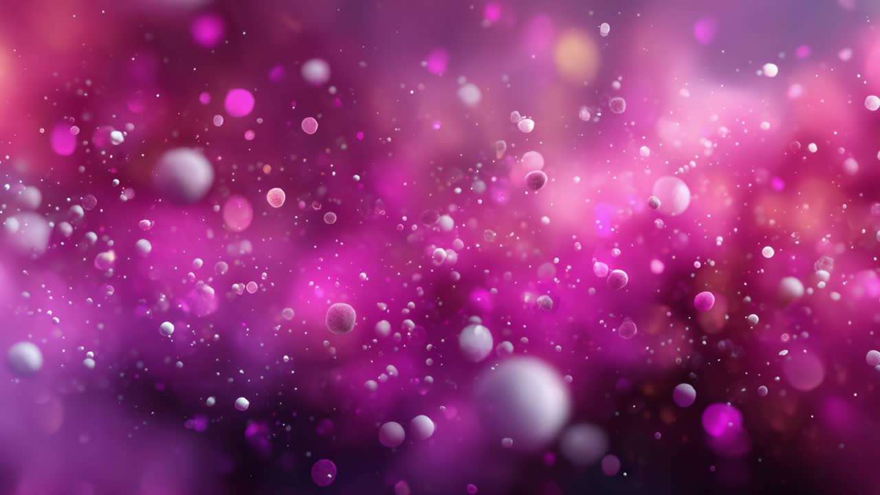 Captivating Abstract Visual of Floating Spheres Against a Vibrant Purple Background: A Journey Through Color and Imagination