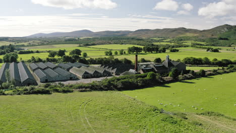 Whisky-Distillery-Aerial-Balblair-Drone-rising