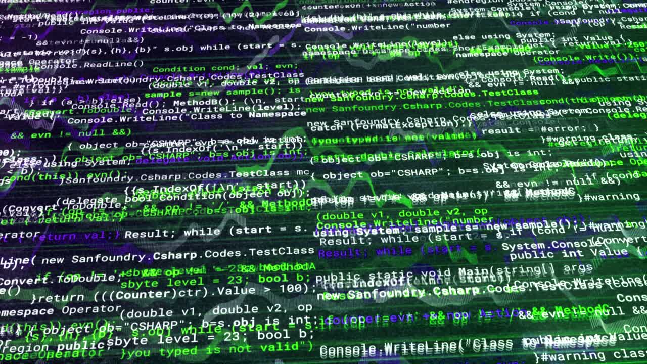 Abstract Computer Code Background