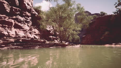 scenic river canyon landscape