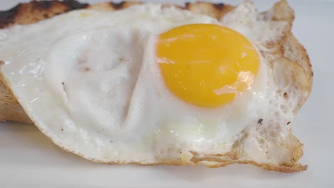 fried egg on toast