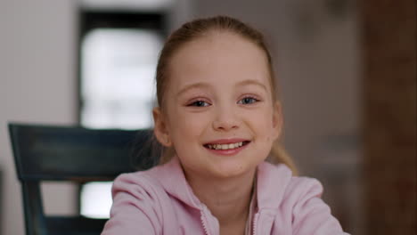smiling girl portrait