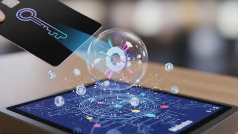exploring the intersection of digital security and technology: a visual journey into the world of keycards and data protection