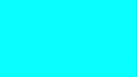 video de animación de secuencia geométrica abstracta de tres colores con sombra