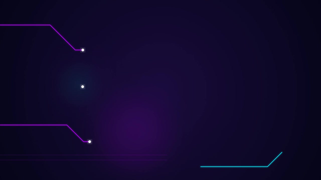 Abstract Digital Interface Lines Drawing on Dark Background