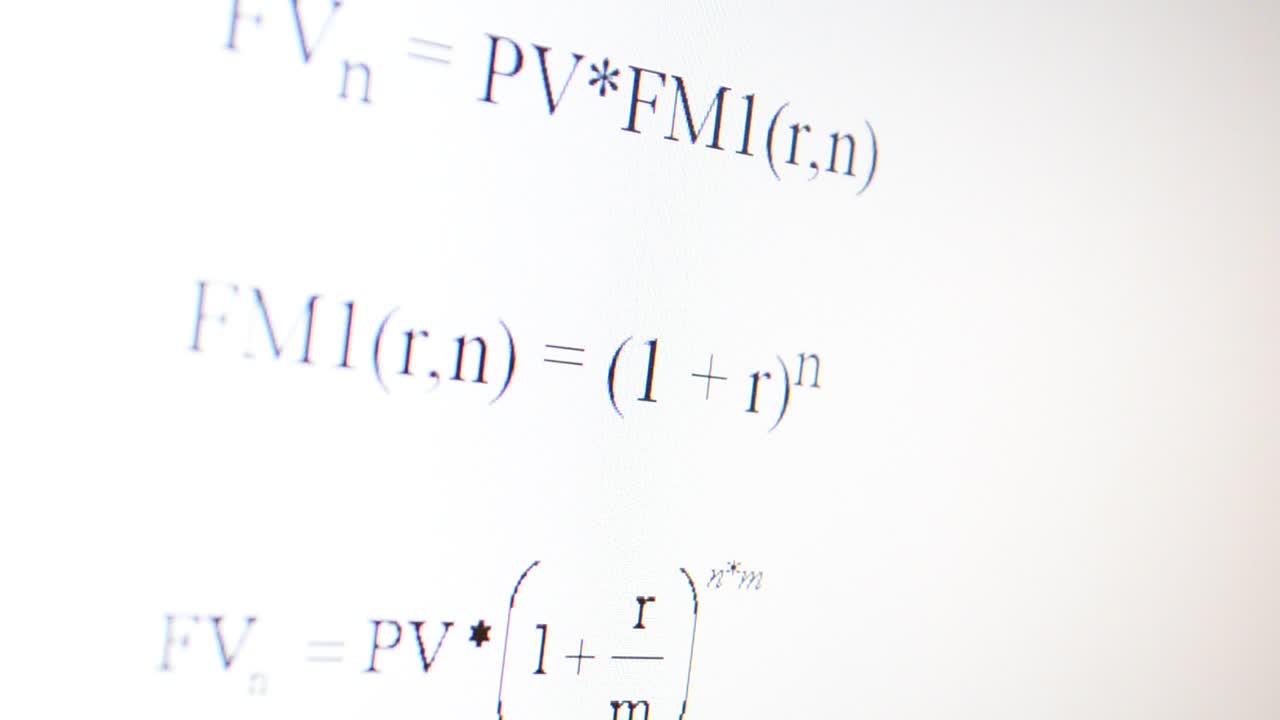 Financial mathematics. Calculation of investments
