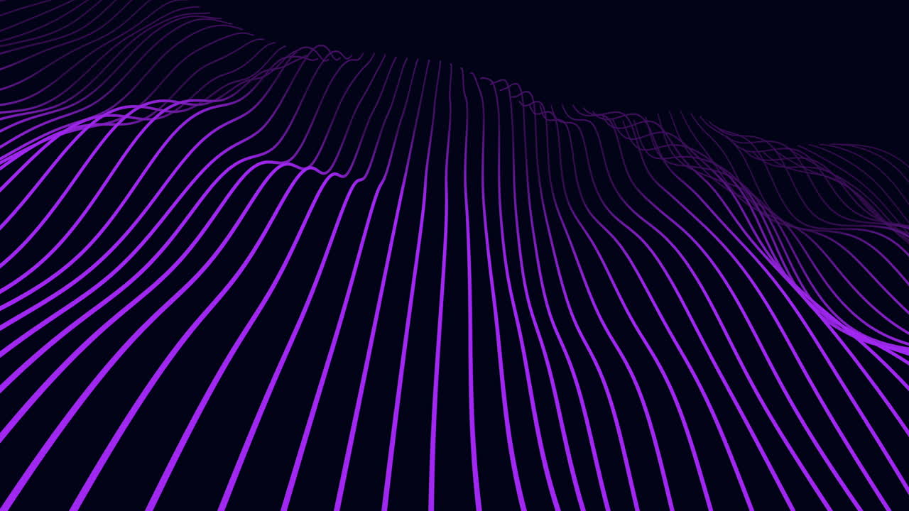 Un'immagine semplice, ma d'impatto, con linee viola su sfondo nero, ideale per progetti di design o come parte di una composizione visiva più ampia.