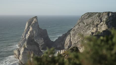 coastal cliffs and ocean waves