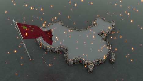 china map background 4k