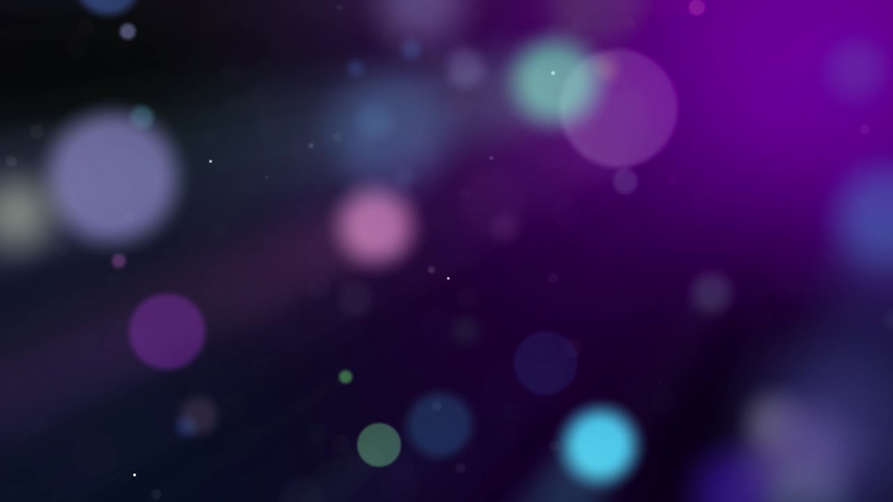 4k animated background of colorful particles