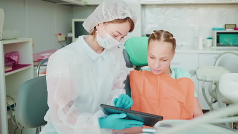 dentist consultation with a child patient