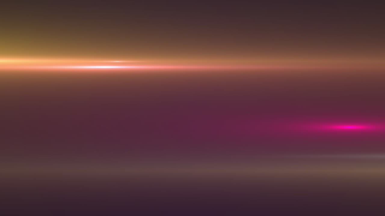 rayos de luz anaranjados y rosados brillantes que se mueven contra un fondo anaranjado